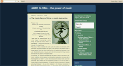 Desktop Screenshot of musicglobal.blogspot.com