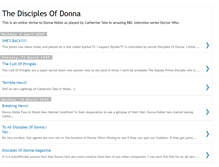 Tablet Screenshot of disciplesofdonna.blogspot.com