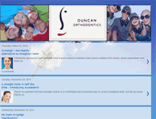 Tablet Screenshot of duncanorthodontics.blogspot.com