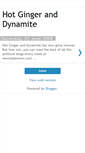 Mobile Screenshot of gingeranddynamite.blogspot.com