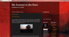 Desktop Screenshot of myjourneytothestars.blogspot.com