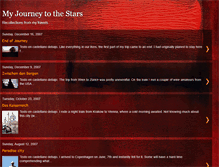 Tablet Screenshot of myjourneytothestars.blogspot.com