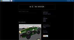 Desktop Screenshot of mg3ddesign.blogspot.com