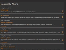 Tablet Screenshot of designbyaberg.blogspot.com