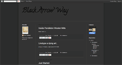 Desktop Screenshot of blackarrowway.blogspot.com