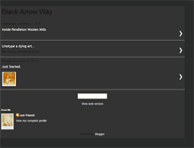 Tablet Screenshot of blackarrowway.blogspot.com