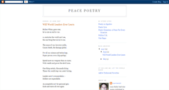 Desktop Screenshot of peacepoetry-leejay.blogspot.com
