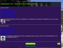 Tablet Screenshot of generationcamerounemergence.blogspot.com