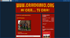 Desktop Screenshot of casadelmeo.blogspot.com