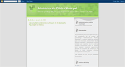 Desktop Screenshot of claseadministracionmunicipal.blogspot.com