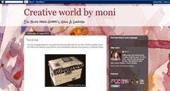 Desktop Screenshot of creativeworldbymoni.blogspot.com