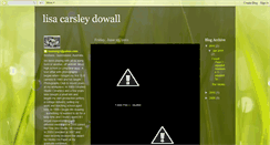 Desktop Screenshot of lisacarsleydowall.blogspot.com