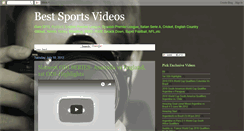 Desktop Screenshot of latest-sports-videos.blogspot.com