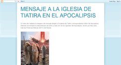 Desktop Screenshot of mensajeaiglesiadetiatiraenapocalipsis.blogspot.com