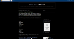 Desktop Screenshot of gata-assanhada.blogspot.com