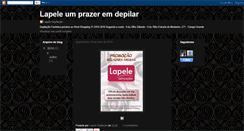 Desktop Screenshot of lapeledepilacao.blogspot.com