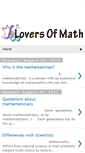 Mobile Screenshot of mathlover1.blogspot.com