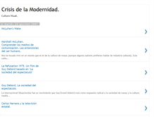 Tablet Screenshot of crisisdelamodernidad.blogspot.com
