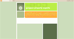 Desktop Screenshot of gurgaonpropertyexpertz.blogspot.com