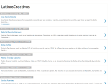 Tablet Screenshot of latinoscreativos.blogspot.com