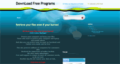 Desktop Screenshot of downloadfreeprograms.blogspot.com