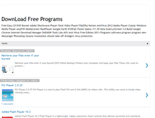 Tablet Screenshot of downloadfreeprograms.blogspot.com