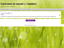 Tablet Screenshot of caballeromanuelj.blogspot.com