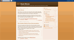 Desktop Screenshot of exam-gloves.blogspot.com