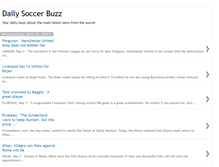 Tablet Screenshot of daily-soccer-buzz.blogspot.com