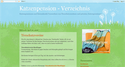 Desktop Screenshot of katzenpension.blogspot.com