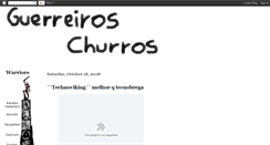 Desktop Screenshot of guerreiroschurros.blogspot.com