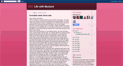 Desktop Screenshot of lifewithmustard.blogspot.com