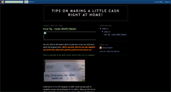 Desktop Screenshot of makemoney-tips-athome.blogspot.com