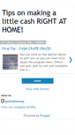 Mobile Screenshot of makemoney-tips-athome.blogspot.com