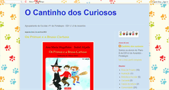 Desktop Screenshot of cantinhodoscuriosos.blogspot.com