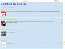 Tablet Screenshot of cantinhodoscuriosos.blogspot.com
