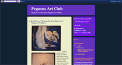 Desktop Screenshot of pegasusartclub.blogspot.com