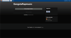 Desktop Screenshot of gangstarapmusic.blogspot.com