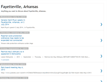 Tablet Screenshot of fayettevillearkansas.blogspot.com