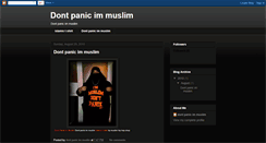 Desktop Screenshot of dontpanicimmuslim.blogspot.com