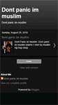 Mobile Screenshot of dontpanicimmuslim.blogspot.com