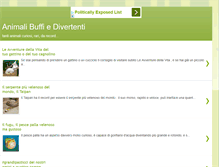 Tablet Screenshot of animalibuffi.blogspot.com