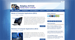 Desktop Screenshot of helplineignou.blogspot.com