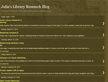 Tablet Screenshot of juliaslibraryresearch.blogspot.com