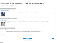Tablet Screenshot of erdmanns-schattenseiten.blogspot.com