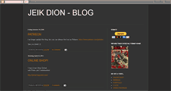 Desktop Screenshot of jeikdion.blogspot.com