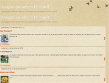 Tablet Screenshot of amigasquesabemdemais.blogspot.com