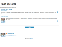 Tablet Screenshot of jasondellclass.blogspot.com
