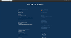 Desktop Screenshot of dolor-de-huecos.blogspot.com
