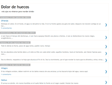 Tablet Screenshot of dolor-de-huecos.blogspot.com